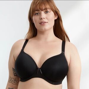 ELOMI Bijou Plunge T-Shirt Bra 36K (36K UK) Black EL8722